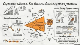 Стратегия клина: как богатеть с каждым повышением зарплаты